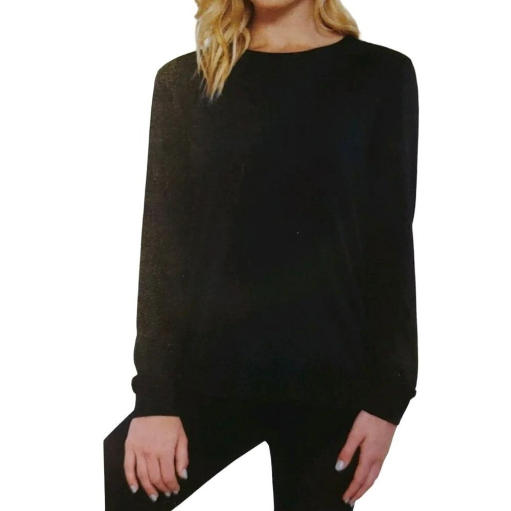 MATTY M Long Sleeve Side Zip Shirt Womens Small Charcoal